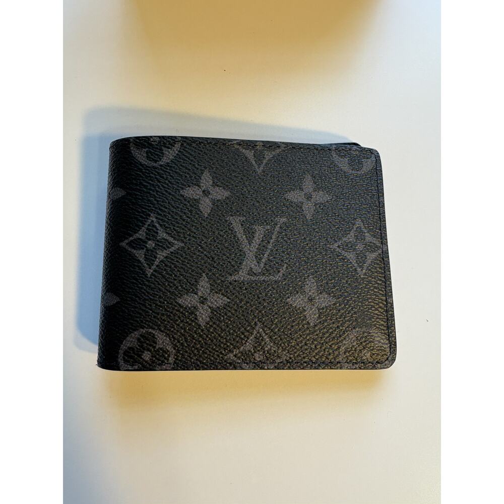 Louis Vuitton Men Slender Wallet Monogram Eclipse M62294 OPEN BOX 100% AUTHENTIC - Picture 6 of 6